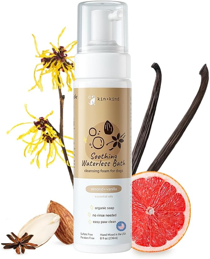 kin+kind Waterless Dry Shampoo for Dogs by kinkind