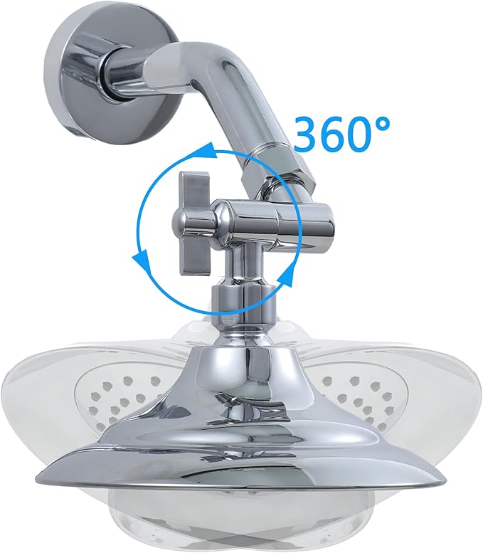 G-Sunny All Metal Shower Angle Adapter, Adjustable Shower Head Extension Adapter - Image 4