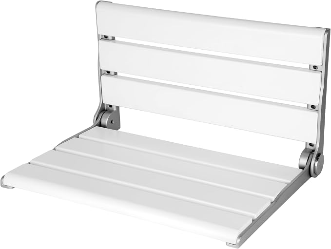 18" Wall Mounted Shower Seat, Shower Bench Wall Mount - Image 3