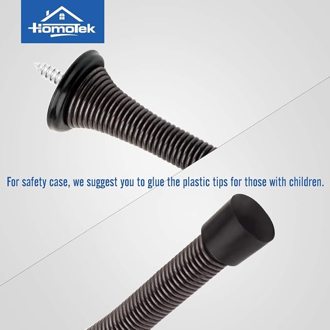 HOMOTEK 12 Pack Spring Door Stopper - Image 4