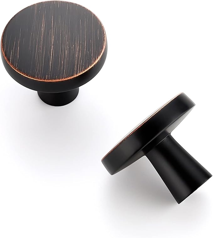 Ravinte 5 Pack Drawer Pulls 1-1/4 Inch Kitchen Cabinet Knobs Solid Round - Image 8