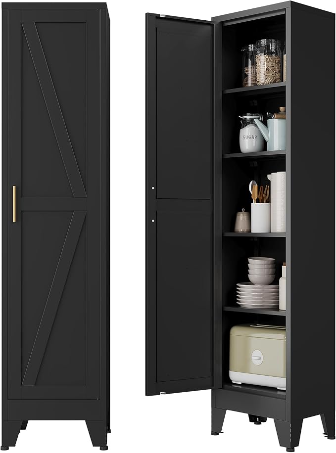 Narrow Bthroom Storage Cabinet Tall Metal Storage Cbinets by Unknown
