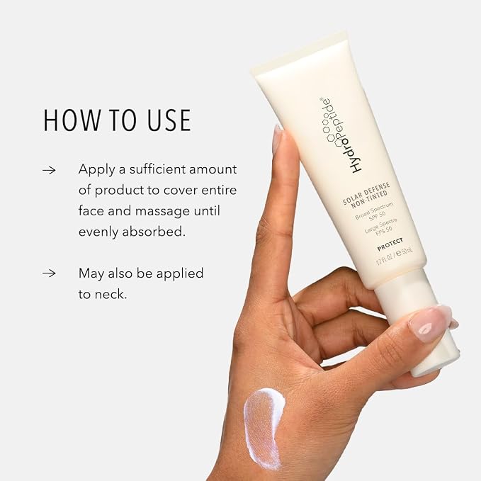 HydroPeptide Solar Defense Face Sunscreen, SPF 50 Broad Spectrum, Non-Tinted - Image 4
