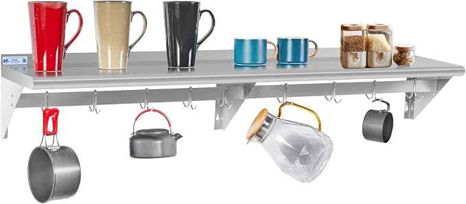 Hally Stainless Steel Shelf by HallySinksTablesH