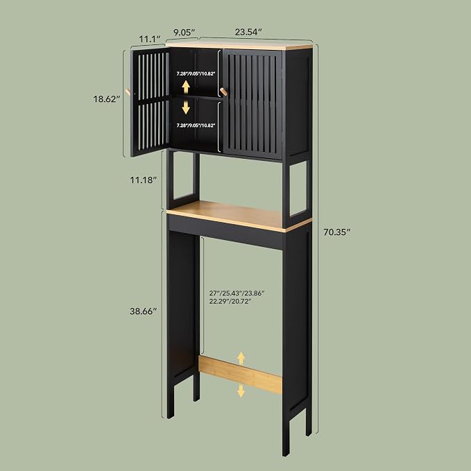 Over The Toilet Storage Cabinet - Image 2