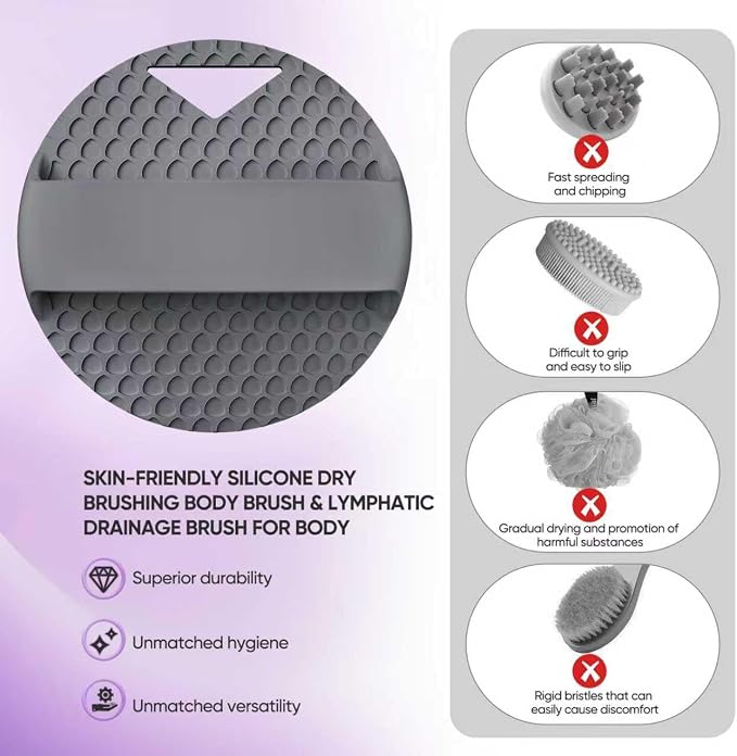 Silicone Body Scrubber for Men Women - Image 6