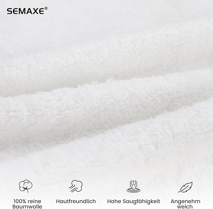 SEMAXE 12 Pack Hand Towels for Bathroom, 100% Cotton Towels - Image 4