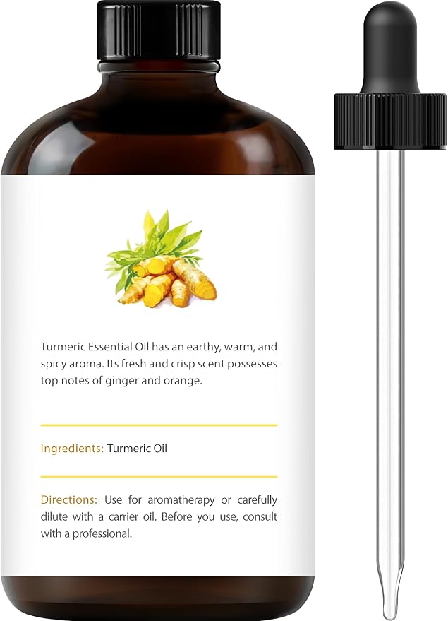 Handcraft Blends Turmeric Essential Oil – Huge 4 Fl Oz – 100% Pure and Natural - Image 3