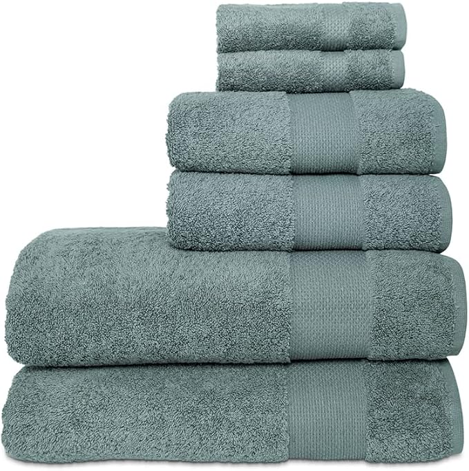 Hencely 6-Piece Bath Towel Set by HENCELY
