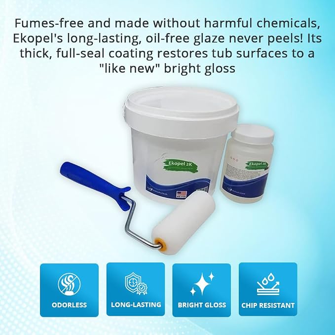 Ekopel 2K Bathtub Refinishing Kit - Image 3