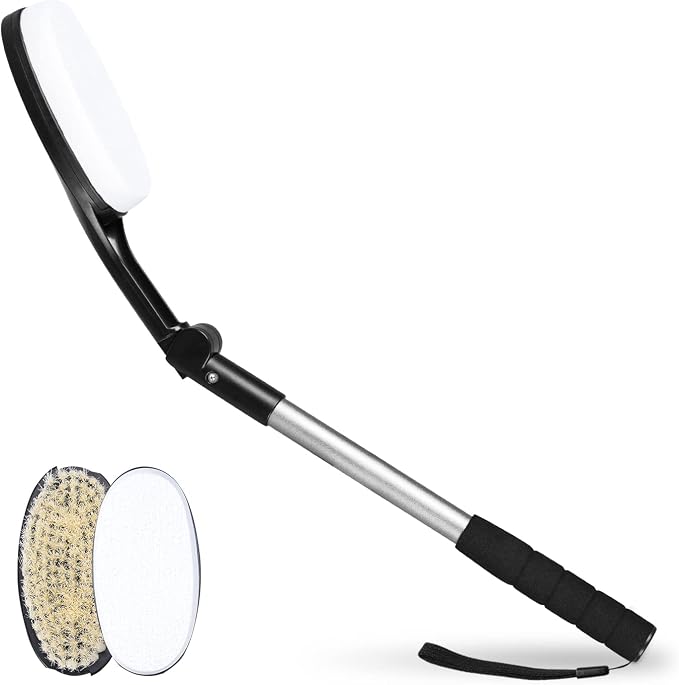 EASACE Body Brush for Back, Lotion Applicator, Long Handle Bath Brush for - Image 7