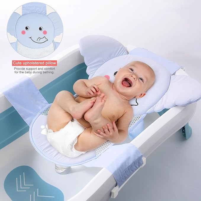 AIR&TREE Baby Bath Seat Support Net, Quick Drying, Adjustable, Comfortable - Image 4