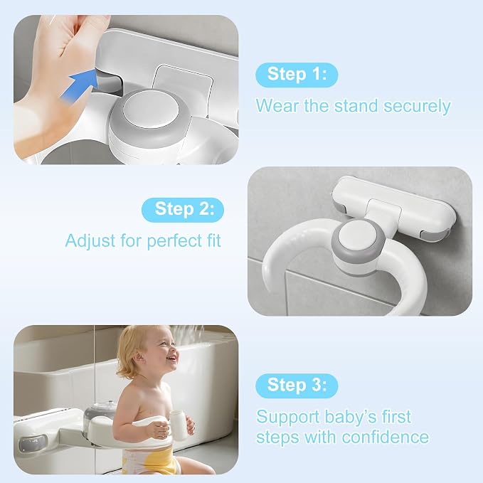 Baby Shower Stand, No-Drill Bath Support - Image 7