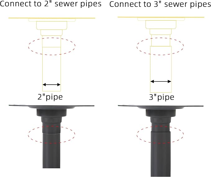 4-Inch Square Shower Drain - Image 2