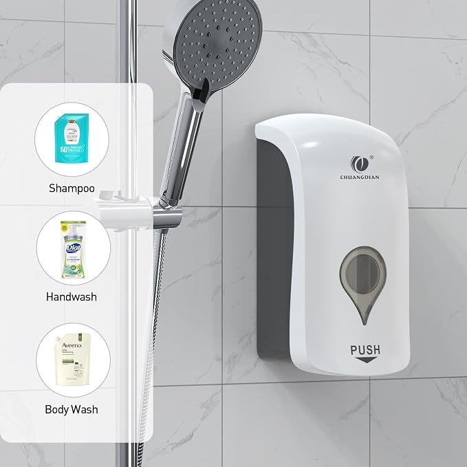 Manual Foam Soap Dispenser, 35oz Commercial Refillable Foaming Soap - Image 2
