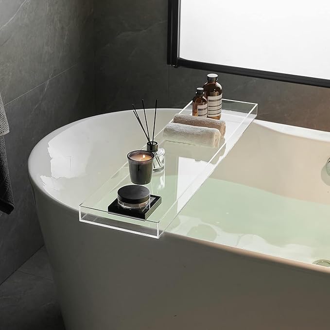 Clear Bathtub Tray AcrylicTub Rack - Image 6
