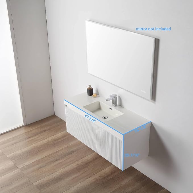 Blossom Wall Mounted 48 Inch Bathroom Vanity - Image 6