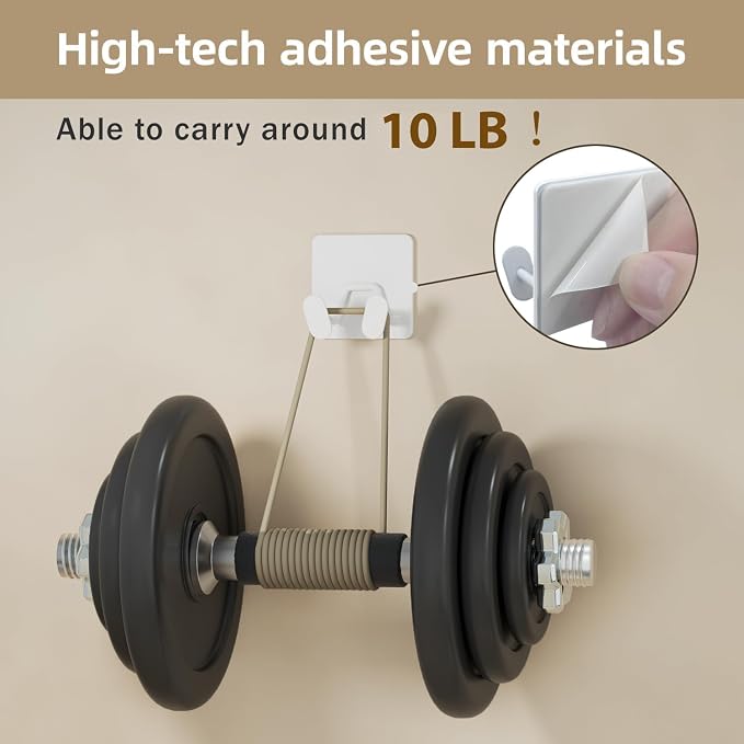 Adhesive Shower Hooks for Bathroom - Image 6