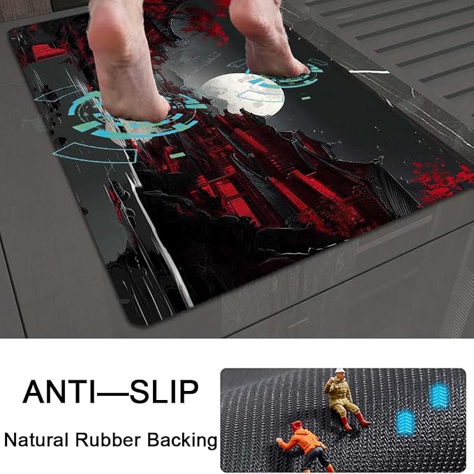 Bath Mat Rug, Dark Landscape - Image 5