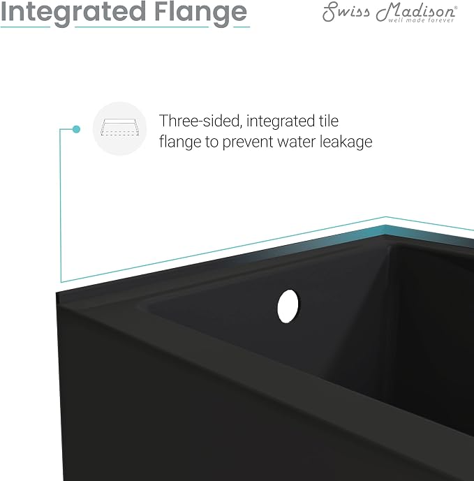 Swiss Madison Well Made Forever SM-AB541MB Voltaire Skirted Alcove Bathtub - Image 7