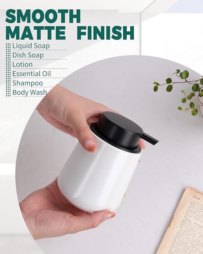 Bosilunlife Liquid Soap Dispenser - 12Oz Lotion Dispenser - Image 5
