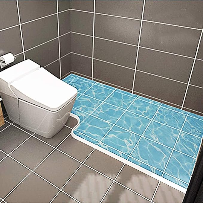 Duzzy 75 Inch Collapsible Shower Threshold Water Dam, Suitable - Image 5