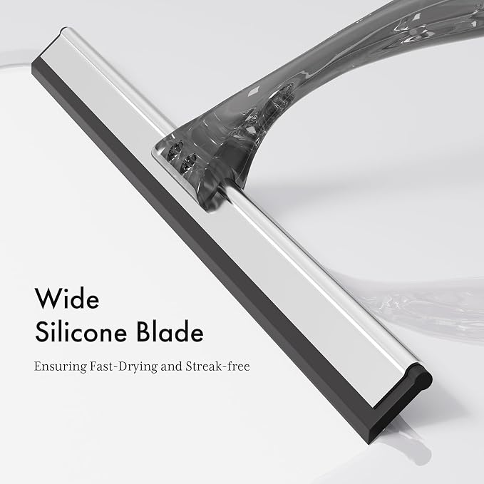 AmazerBath Shower Squeegee for Glass Doors, All-Purpose Squeegee - Image 5