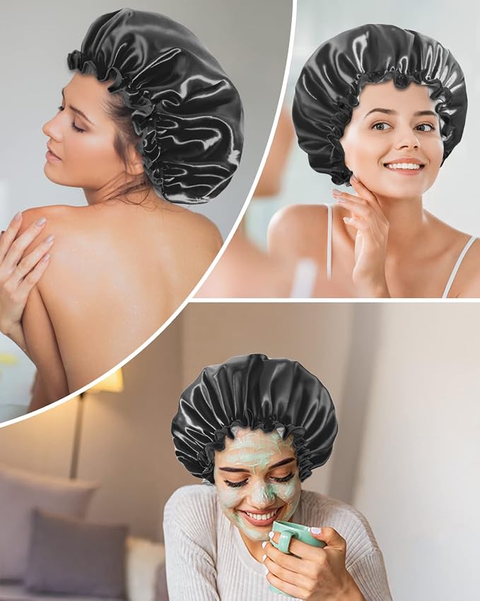 Aquior Shower Caps, Reusable Shower Cap - Image 4