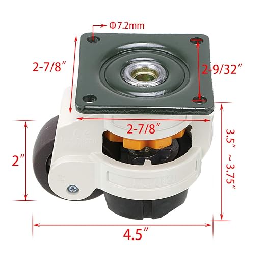 Skelang 4-Pcs Leveling Machine Casters - Image 5