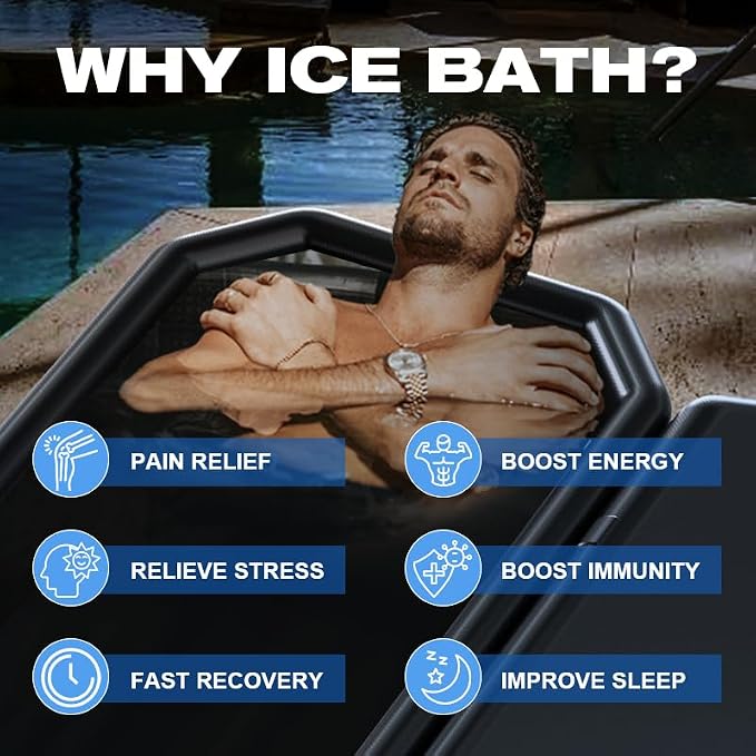 Cold Plunge Tub, Inflatable Ice Bath Tub - Image 7