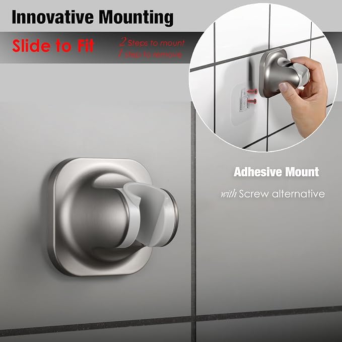 Hand held Shower Head Holder Wall Mount - Image 3