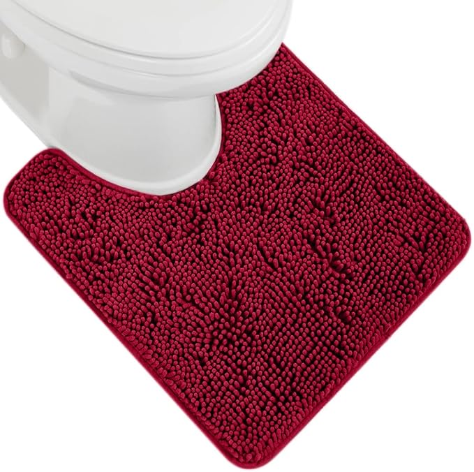 GORILLA GRIP Plush Absorbent Shaggy Chenille Bath Rug Mat by GorillaGrip