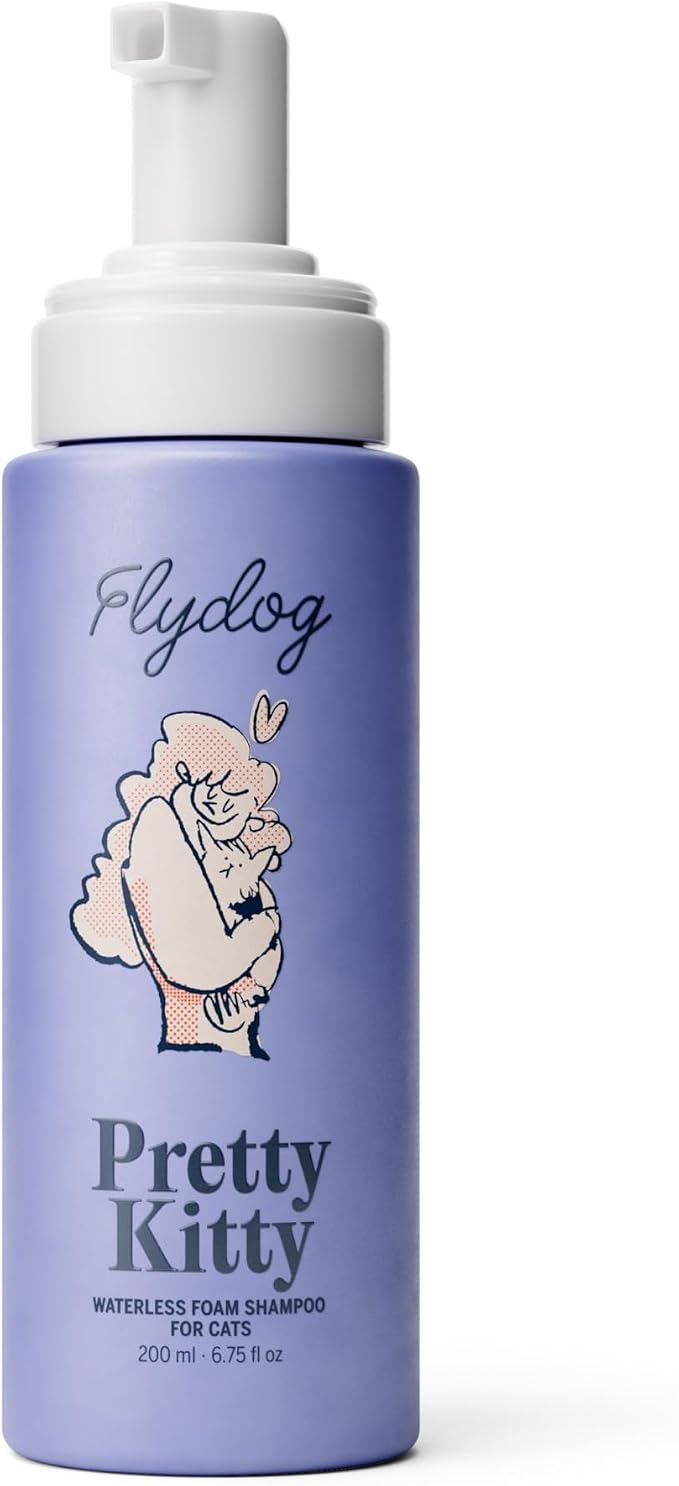Pretty Kitty Waterless Cat Dry Shampoo – No Rinse, Moisturizing by FlydogPremiumPetCare