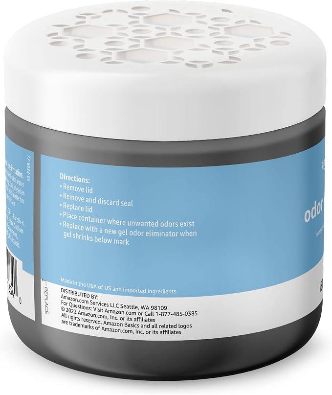 Amazon Basics Odor Eliminator, Activated Charcoal | Fragrance Free | 17 Oz | - Image 2