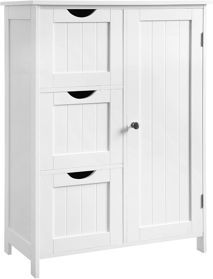 VASAGLE Floor Storage Cabinet, Freestanding Storage Unit by VASAGLEbySONGMICSHOME