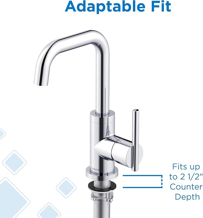Parma Chrome Bathroom Sink Faucet - Image 9