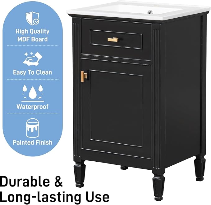 Linique 20" Bathroom Vanity - Image 7