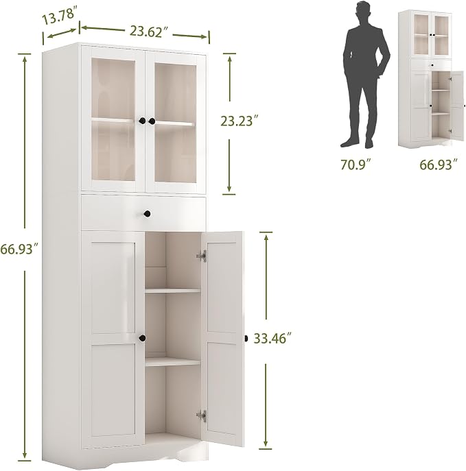 Tall Bathroom Storage Cabinet - Image 2