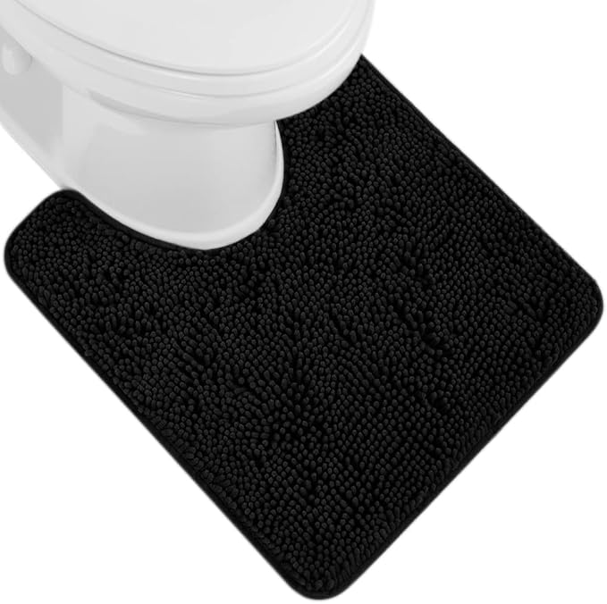 GORILLA GRIP Plush Absorbent Shaggy Chenille Bath Rug Mat by GorillaGrip