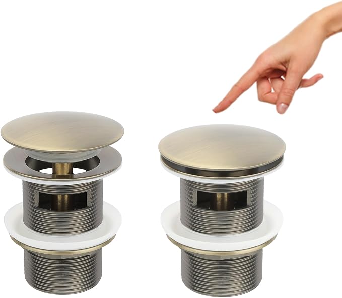 Bronze Freestanding Bathtub Drain Stopper, Compatible - Image 5