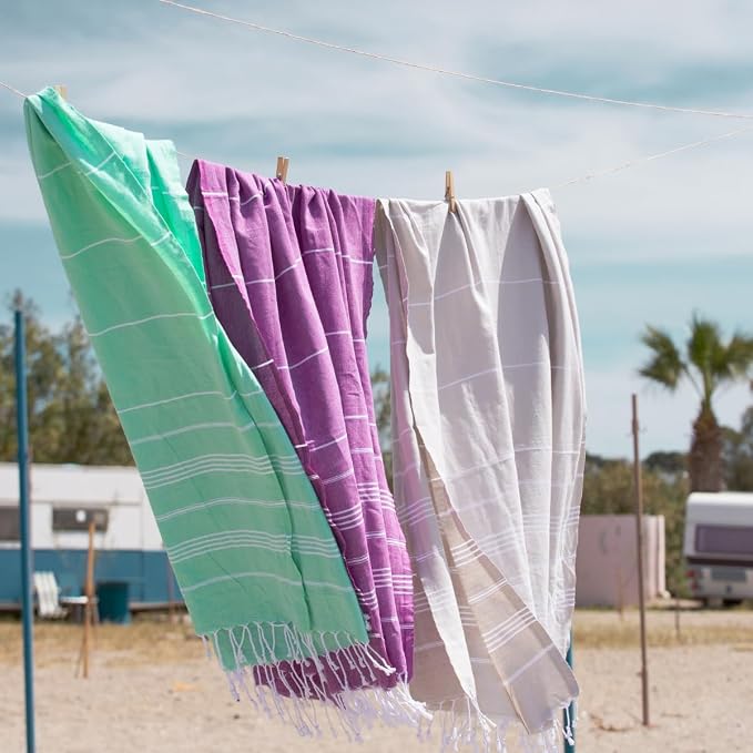 BAY LAUREL Turkish Beach Towel - Image 4