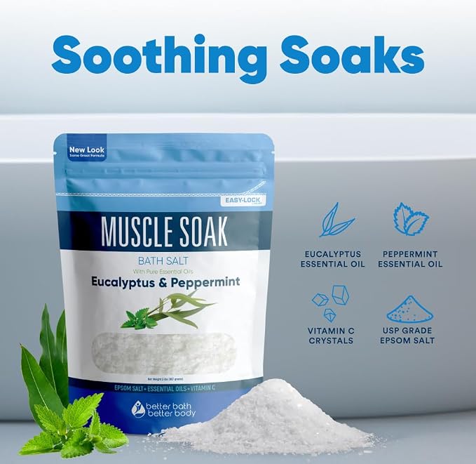 Muscle Soak Bath Salt 32 Ounces Epsom Salt - Image 7