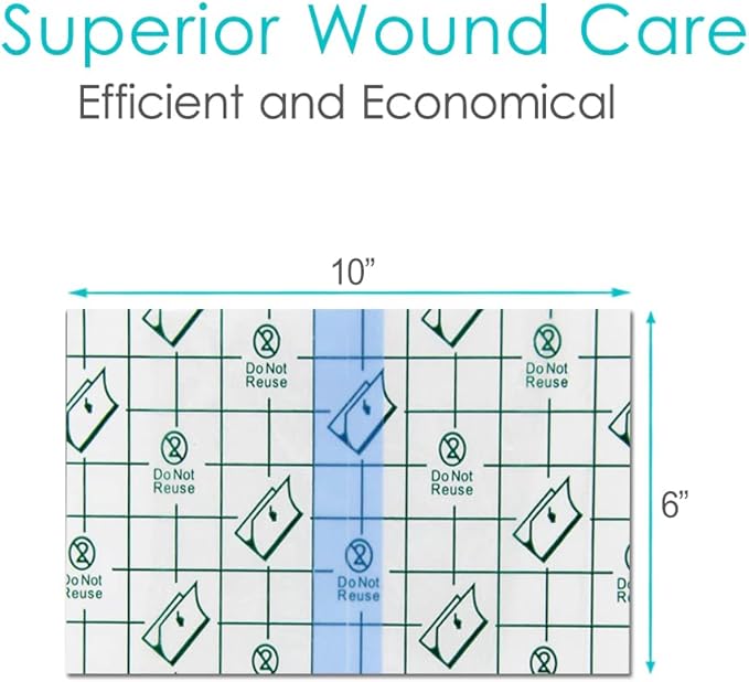 6"x10" Waterproof Shower Cover Incision Bandages - Image 5