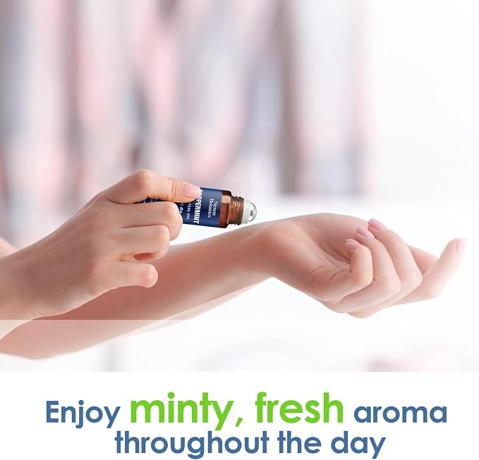 Peppermint Essential Oil Roll-On 10 ml - Image 5