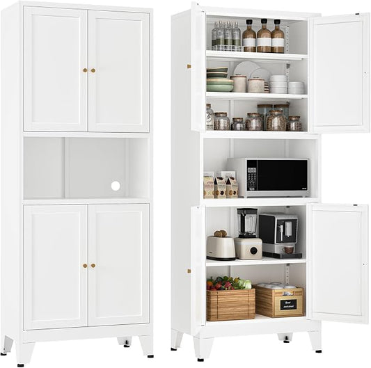 69''Metal Pantry Storage Cabinet by MetalStorageCabient