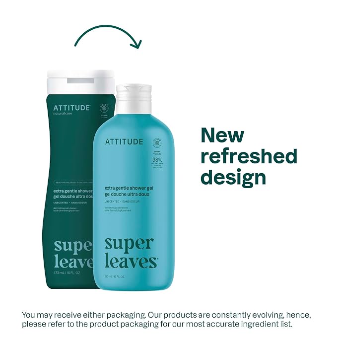 ATTITUDE Body Wash, EWG Verified Shower Gel, Dermatologically Tested, Plant and - Image 2