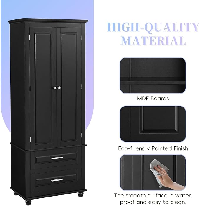 Tall Narrow Storage Cabinet - Image 6