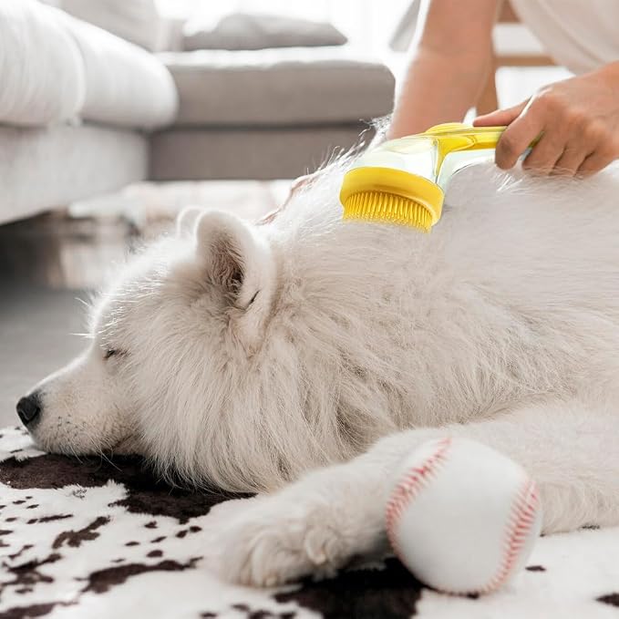 Dog Bath Brush, Pet Grooming Massage Scrubber - Image 5