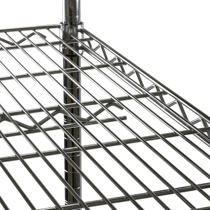 Shelving Inc. 24" d x 30" w x 64" h Chrome Wire Shelving - Image 5