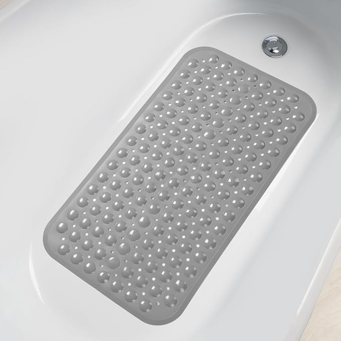 AmazerBath Bath Tub Mat, Medium Size 27.6 x 15 Inches Non-Slip Shower Mats - Image 6